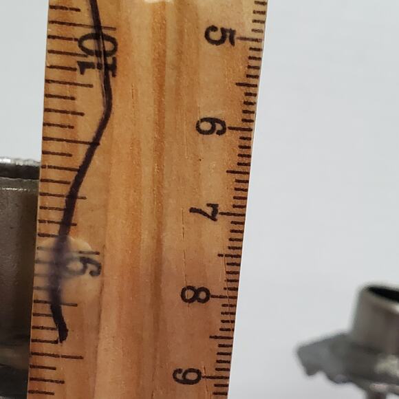 Vintage Signed Val Barbera Brutalist Metal Candelabra 5 Arm Candle Holder - Picture 15 of 16